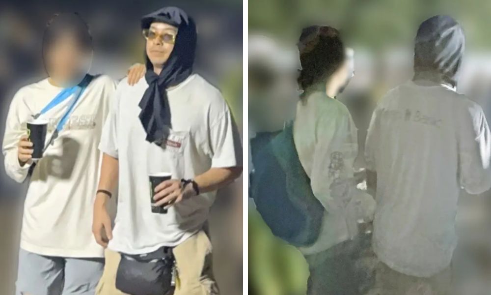 仲野太賀がフジロックで白Tにサングラス姿、隣の女性と歩く熱愛報道の2ショット写真